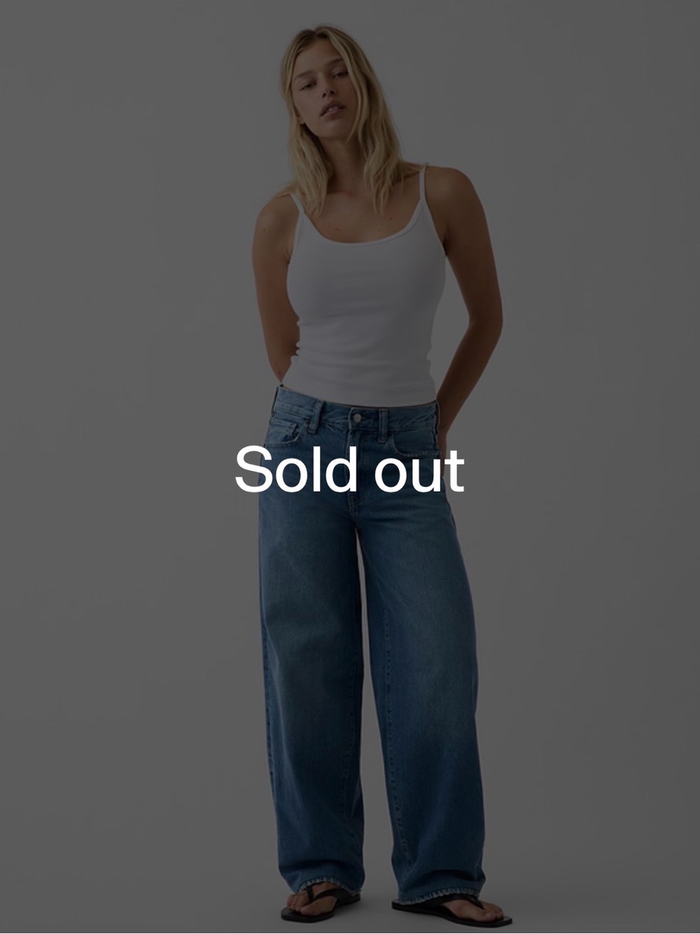 Sold Out Exclusive Hailey Bieber Extra Baggy Jean from Gap Womens Size 28